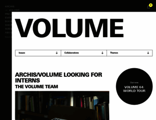 volumeproject.org screenshot