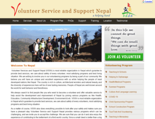 volunteer-nepal.org screenshot