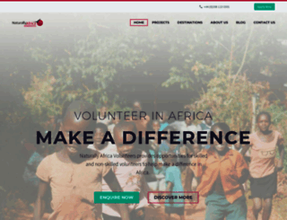 volunteerafrica.com screenshot