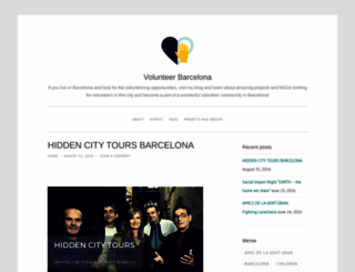 volunteerbarcelona.wordpress.com screenshot