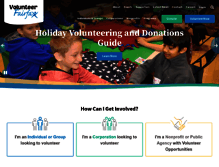 volunteerfairfax.org screenshot