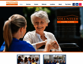 volunteerhomecare.com screenshot