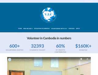 volunteerincambodia.org screenshot