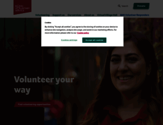 volunteering.royalvoluntaryservice.org.uk screenshot