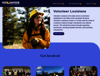 volunteerlouisiana.gov screenshot