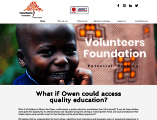 volunteersfoundation.co.uk screenshot