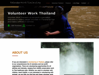 volunteerworkthailand.org screenshot