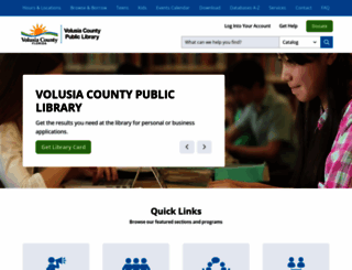 volusialibrary.org screenshot