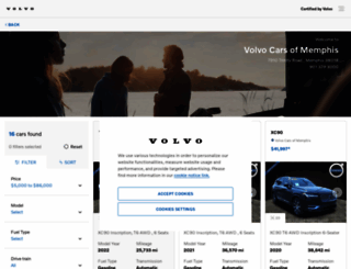 volvo-of-memphis.cpo.volvocars.us screenshot