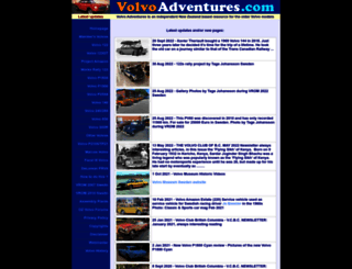 volvoadventures.com screenshot