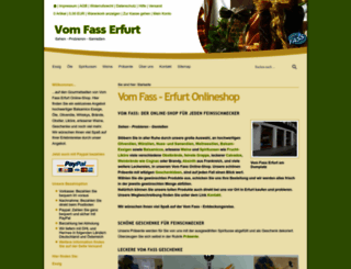 vomfass-erfurt.de screenshot