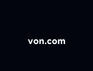 von.com screenshot