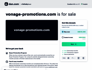 vonage-promotions.com screenshot