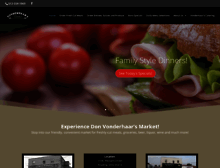 vonderhaarsmarket.com screenshot