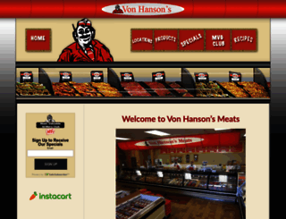vonhansons.com screenshot