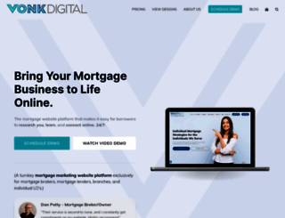 vonkdigital-mortgagewebsites.com screenshot