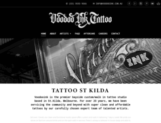 voodooink.com.au screenshot