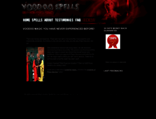 voodoospells.online screenshot