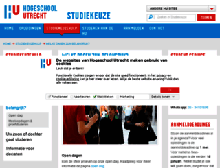 voorlichting.hu.nl screenshot