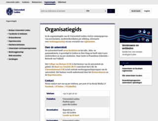 voorzieningen.leidenuniv.nl screenshot