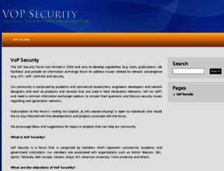 vopsecurity.org screenshot