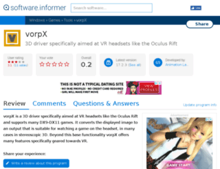 vorpx.software.informer.com screenshot
