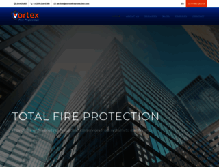 vortexfireprotection.com screenshot