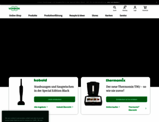 vorwerk.de screenshot