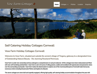 vosefarmcottages.co.uk screenshot