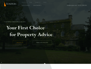 vospers-property.com screenshot