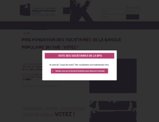 vote-fondation-bpsud.bp-secure.com screenshot