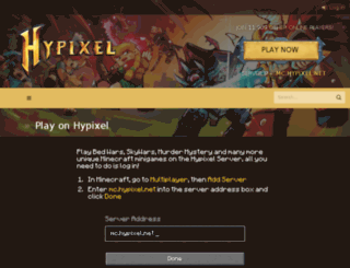 vote.hypixel.net screenshot