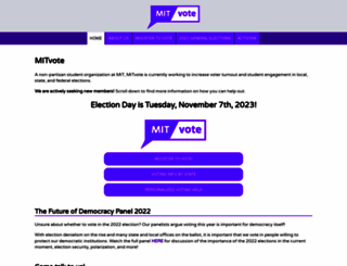vote.mit.edu screenshot