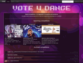 vote4dance.com screenshot