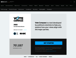 votecompass.abc.net.au screenshot