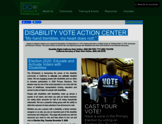 votedisability.net screenshot
