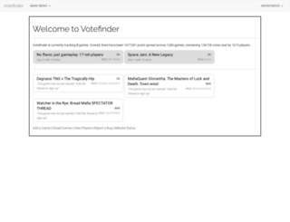 votefinder.org screenshot