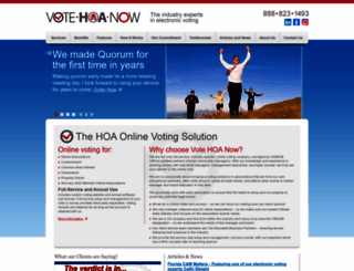 votehoanow.com screenshot