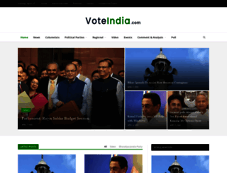 voteindia.com screenshot