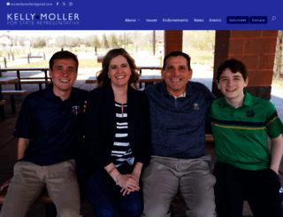 votekellymoller.com screenshot