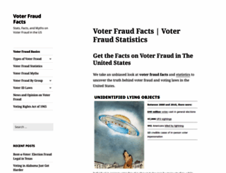 voterfraudfacts.com screenshot