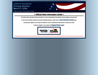 voterguide.sos.ca.gov screenshot
