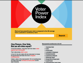 voterpower.org.uk screenshot