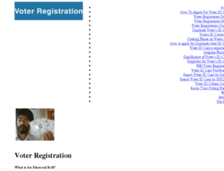 voterregistration.in screenshot