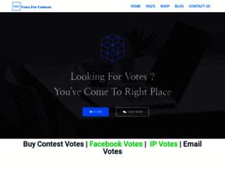 votesforcontests.com screenshot