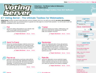 votingserver.com screenshot