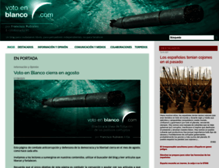 votoenblanco.com screenshot