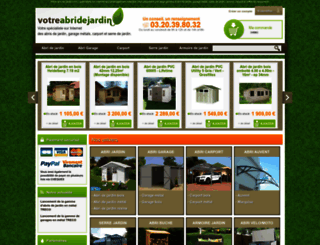 votre-abri-de-jardin.com screenshot