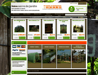 votre-serre-de-jardin.com screenshot