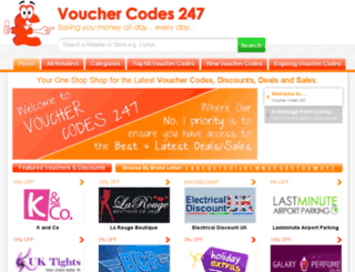 vouchercodes247.co.uk screenshot